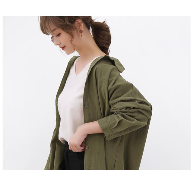 シャツ シャツワンピ アウター 羽織り 長袖 ロングシャツ ロング ワンピース 無地 レディース ファッション 大きいサイズ代 30代 40の通販はau Pay マーケット ワンピスター