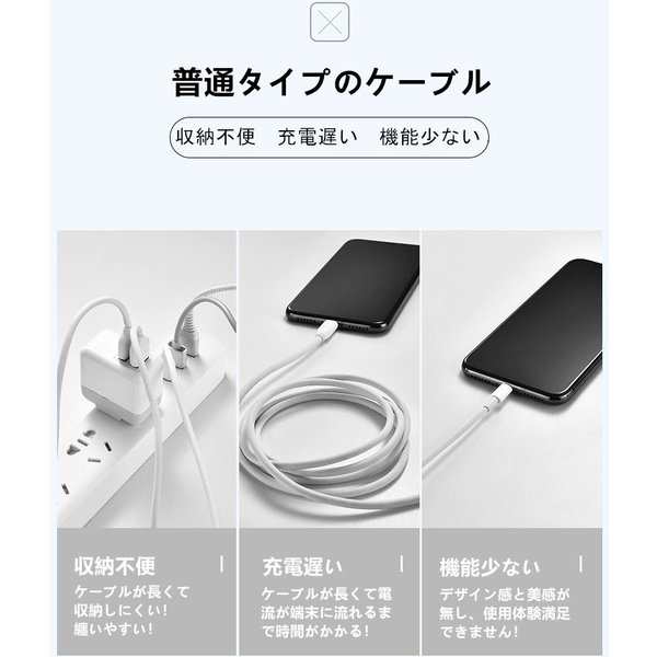 iPhoneケーブル Type-Cケーブル Micro USBケーブル 超小型ストラップ式 急速充電データ転送ケーブル 合金ケーブル  長さ0.18m充電ケーブルの通販はau PAY マーケット - 明誠ショップ