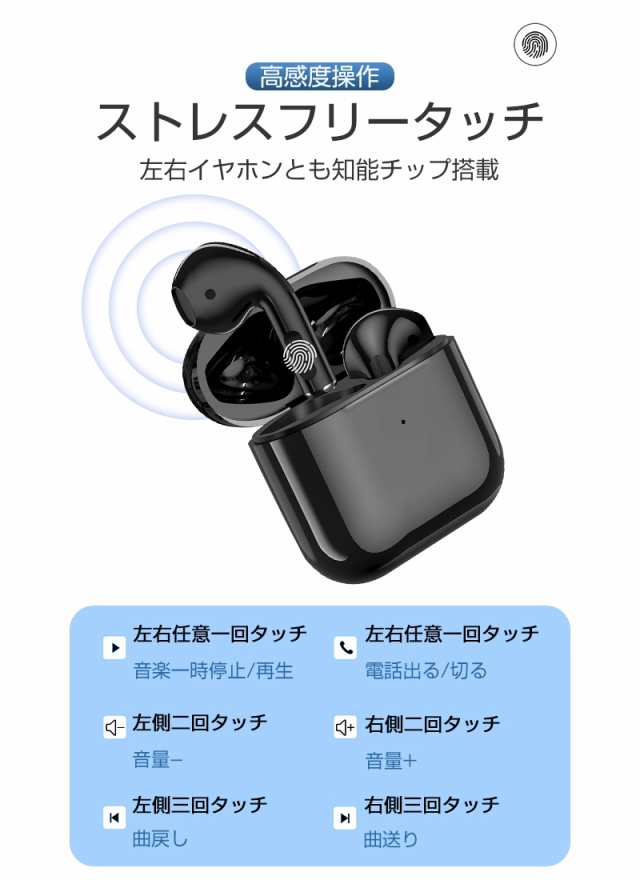 ワイヤレスイヤホン Bluetooth5.3 ワイヤレスヘッドセット