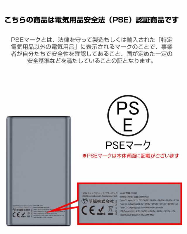 モバイルバッテリー 30000mAh 大容量 Type-C 100W出力 防災電源 充電器 超急速充電 多重安全保護機能搭載 防災グッズ 12V 9V 5V 3A 5A