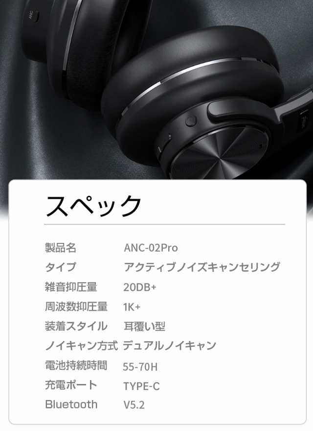 ゲーミングヘッドフォン Bluetooth5.2 ワイヤレスイヤホン ヘッド ...