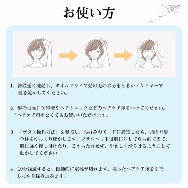 EMS電動頭皮ブラシ ヘアブラシ スカルプケア SLUB頭皮マッサージ器 くし 育毛剤の吸収促進 振動マッサージ ヘッドケア ギフトの通販はau  PAY マーケット - 明誠ショップ | au PAY マーケット－通販サイト