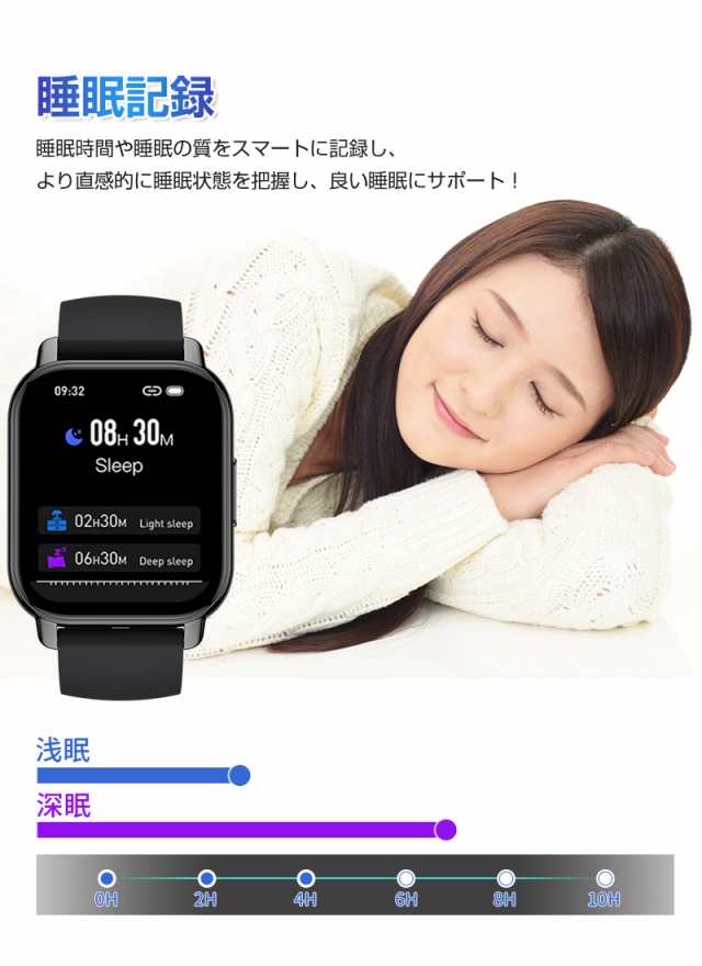 M3359/48◇FINDTIME　スマートウォッチ　通話　メッセージ