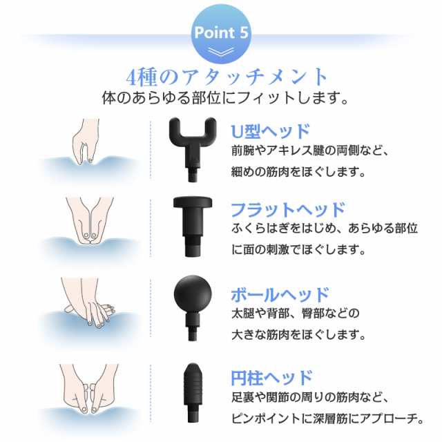 ⭐️大特価⭐️筋膜リリースガンシリコンヘッド 筋膜ガン  温熱機能 6段階強力振動