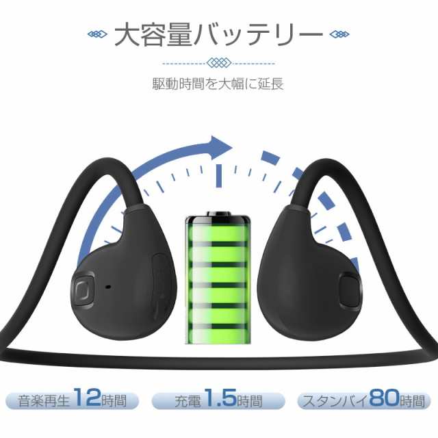 骨伝導イヤホン ワイヤレスイヤホン Bluetooth 5.3 オープンイヤー