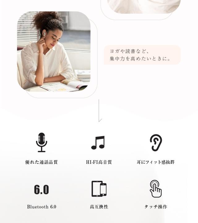 ワイヤレスイヤホン型集音器 高齢者 音声増強 5段階調音 テレビ集音器