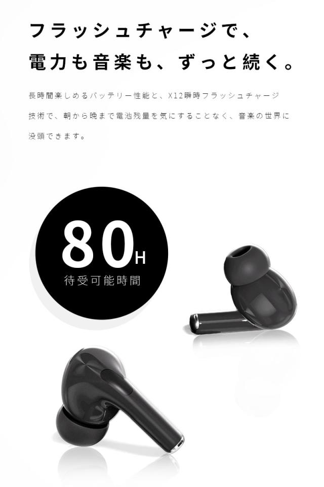 2026最新モデル ワイヤレスイヤホン 液晶付きイヤホン ヘッドセット Bluetooth6.1 大画面搭載 1.47インチ カラースクリーン ANC+ENC ノイズキャンセリング 操作簡単 TWS カナル型 ステレオサウンド 自動ペアリング 左右分離型 低遅延 防水防滴 【PL保険加入済み製品・安心】_12