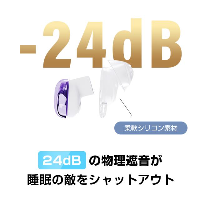 【昼夜兼用イヤホン】 寝ホン 2026年 最新型 睡眠用イヤホン ワイヤレス Bluetooth5.4 寝ながらイヤホン 軽量 超小型 カナル型 左右分離型 遮音 ノイズキャンセリング 高音質 ハンズフリー 通話可 コンパクト 耳にフィット 快眠 自動ペアリング【PL保険加入済み製品・安心】_8