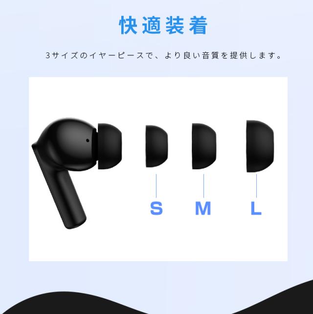 ワイヤレスイヤホン型集音器 5段階音量 高齢者 Bluetooth 5.4 カナル型 安定通信 左右完全分離 2026年新作 無痛装着 ANC+ENC ノイズキャンセリング クリア通話 高音質 充電ケース付き マイク内蔵 補聴器ではありません iOS/Android/Windows対応 【PL保険加入済み製品・安心】_13