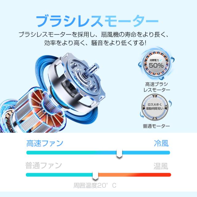 手持ち扇風機 ポータブルファン 8000mAh 大容量電池 ドライヤー 多機能ノズル付き 水滴除去 埃を飛ばす type-c充電式 2026夏 100段階風量調節 長時間駆動 急速冷却 超軽量 ミニファン コードレス 静音 猛暑対策 持ち運びに便利 巻き込み防止【PL保険加入済み製品・安心】_9