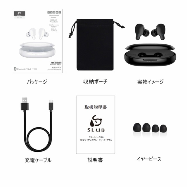 ワイヤレスイヤホン Bluetooth 5.0 完全ワイヤレス ヘッドセット マイク付き マグネット ミニ 軽量 Siri対応 PEEK振動板  PSE認証済み