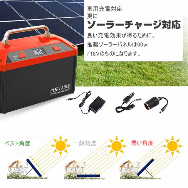 ポータブル電源 大容量mah 178wh 家庭用蓄電池 非常用電源 純正弦波 Ac Dc Usb出力 ソーラー充電 電量表示 Pse認証済の通販はau Pay マーケット 明誠ショップ