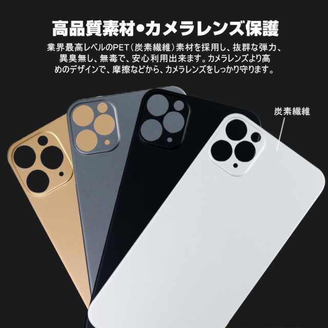 iPhone 11 Pro / Pro Max バックパネル 背面保護フィルム 着せ替え