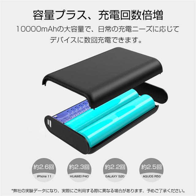【新品未開封】10000mAh モバイルバッテリー PSE認証済 10個set Amazon | モバイルバッテリー 10000mAh [業界最軽量 小型 クラス