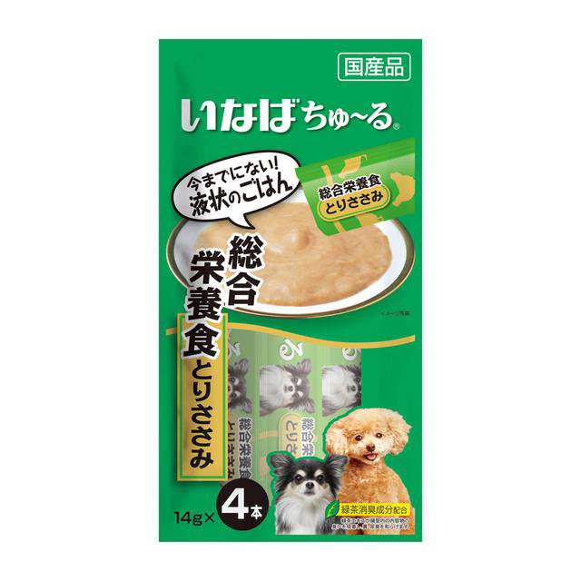 いなば ちゅ る総合栄養食とりささみ 犬用 １４ｇ ４本 発送まで7 11日程の通販はau Pay マーケット サンドラッグ Com