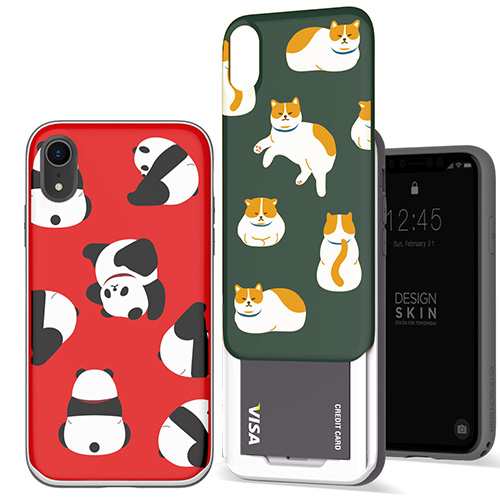Iphone Xr ケース Design Skin Slider Graphic デザインスキン スライダーグラフィック アイフォン カバー カード収納の通販はau Pay マーケット Mycase Casual