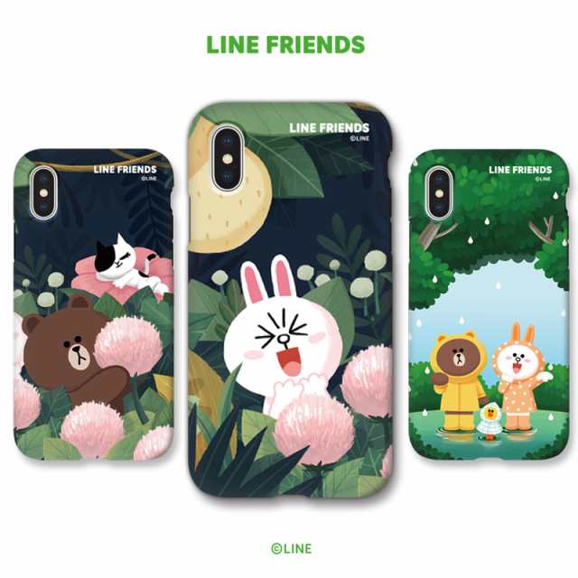 Iphone Xs X Iphone Xs Max Iphone Xr ケース Line Friends Dual Guard テーマ の通販はau Pay マーケット Mycase Casual