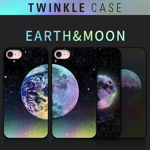 Iphone Se ケース Iphone 8 7ケース Dparks Twinkle Case Earth Moon ディーパークス トゥインクルケース アース アンド ムーン の通販はau Pay マーケット Mycase Casual
