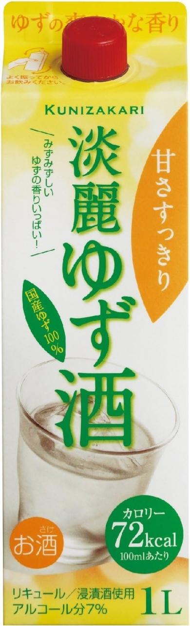 ゆずリキュール 國盛 淡麗ゆず酒パック 1L 6本（1ケース） 1000ml 愛知県 中埜酒造 4,099円