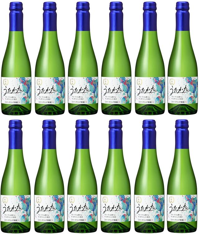 【スパークリング清酒】 月桂冠 うたかた [ 日本酒 6.5度 甘口 日本 京都府 300ml×12本 瓶 ]　一部地域を除き送料無料