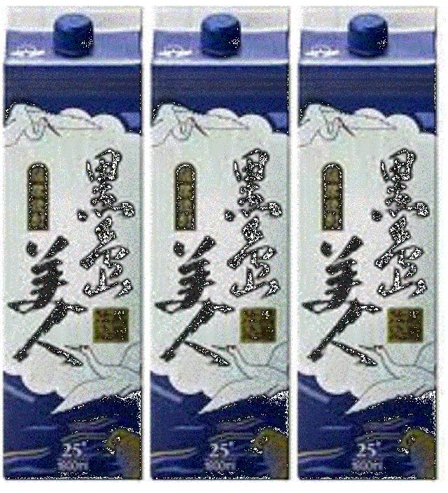 焼酎 芋焼酎 さつま黒島美人 25度 1.8Lパック 3本単位３本入り 鹿児島県 長島研醸 送料無料