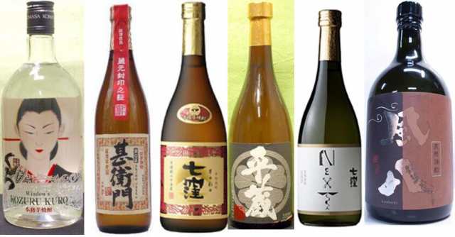 ギフト プレゼント 本格芋焼酎 飲みくらべセット 　720ml瓶 1セット単位6本入り 11セット限定！