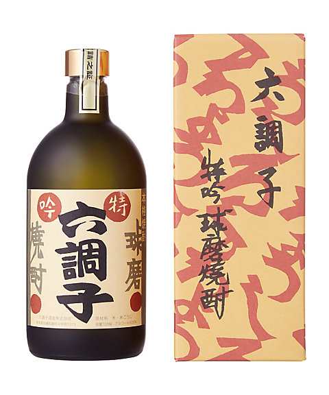 ギフト プレゼント クリスマス 父の日 家飲み 米焼酎 35°六調子特吟 720ml瓶 箱入り 4本 熊本県 六調子酒造 送料無料