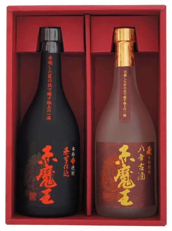 父の日 ギフト プレゼント 焼酎 芋焼酎 麦焼酎 赤魔王芋・麦セット AK