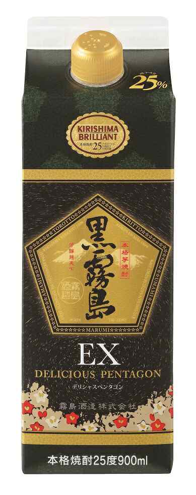 合計12本黒霧島1.8Lパック 2ケース（12本） 芋焼酎 25度 - 焼酎