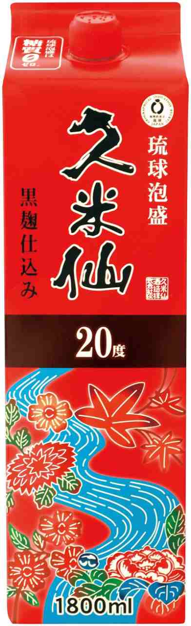 ギフト プレゼント クリスマス 父の日 家飲み 泡盛 久米仙 20度 1.8Lパック 1ケース（6本入り） 沖縄県 久米仙酒造 送料無料