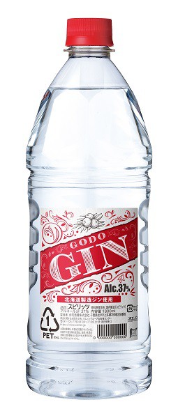 ギフト プレゼント 家飲み 家呑み スピリッツ GODO GINゴ—ド— ジン 37度 1.8Lペット 1ケース6本入り 合同酒精の通販は