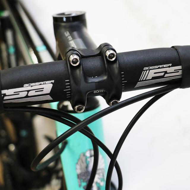 BIANCHI ビアンキ ARIA105 ブラック ロードバイク 中古良品_4