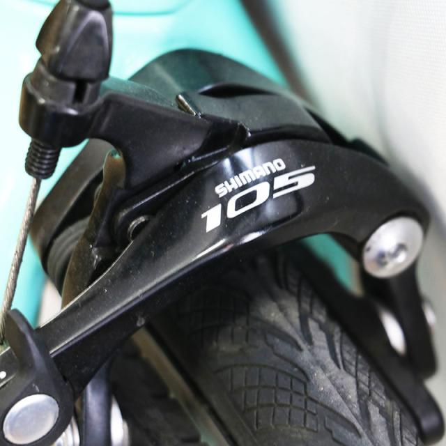 BIANCHI ビアンキ ARIA105 ブラック ロードバイク 中古良品_5