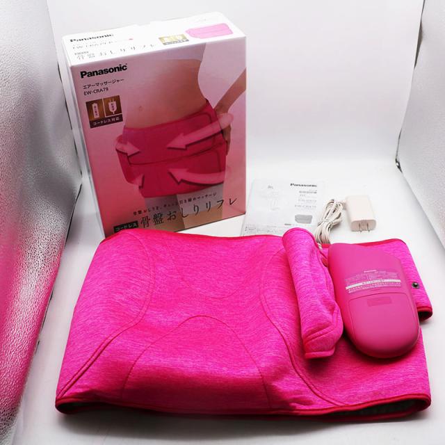 美品 Panasonic パナソニック エアマッサージャー コードレス骨盤おしりリフレ ピンク EW-CRA79-P 元箱あり の通販は 7,900円