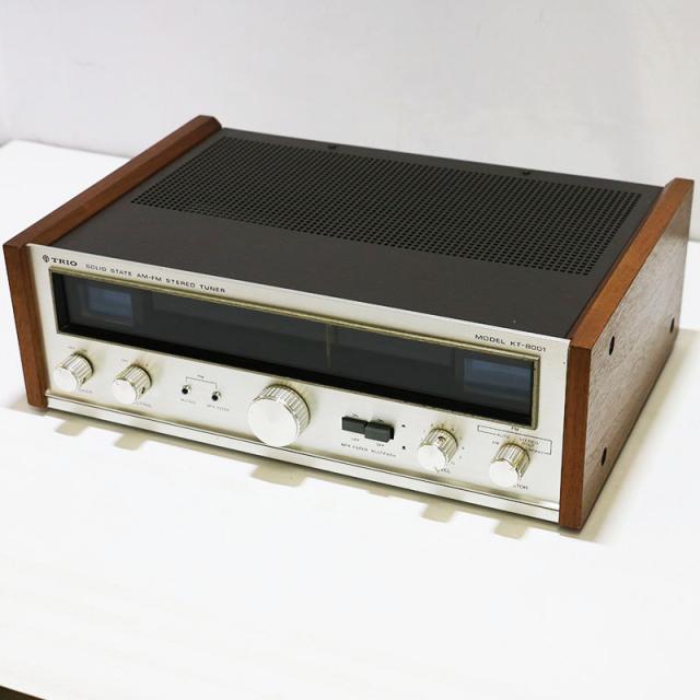 TRIO トリオ KT-8001 SOLID STATE AM-FM STEREO TUNER ステレオチューナー 中古並品