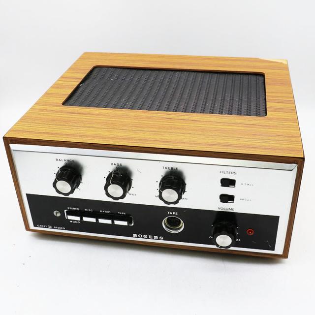 ROGERS HIGH FIDELITY EQUIPMENT Rogers Cadet3 真空管プリメインアンプ 中古難有