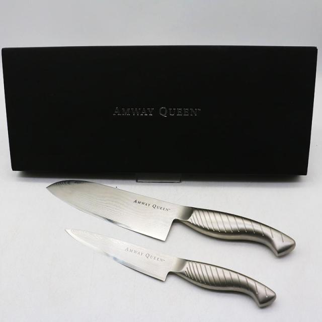 極美品 アムウェイ プレミアムナイフ セット  元箱あり