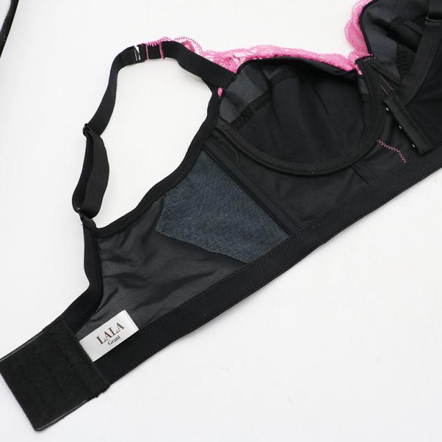 新古品 グラントイーワンズ LALA Grant Gracy ブラジャー 3/4カップ D80 チェリー_4