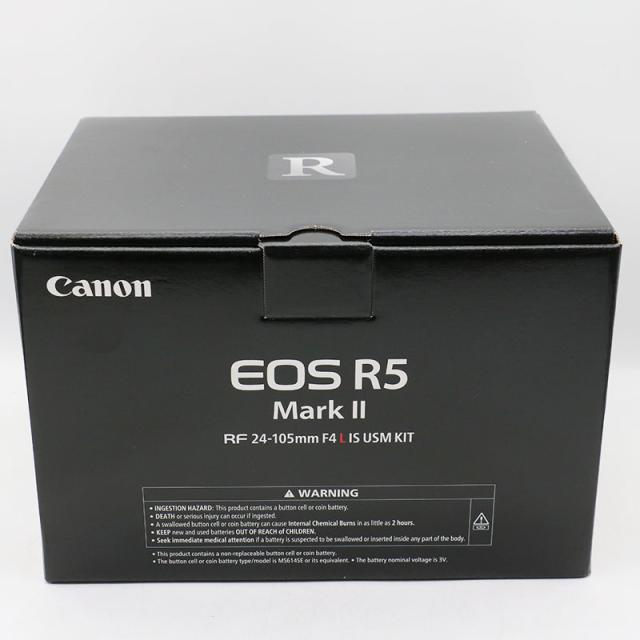 新品未当てはめる Canon 加農砲 EOS R5 Mark II・RF24-105L IS USM 水晶体一揃いの道具
