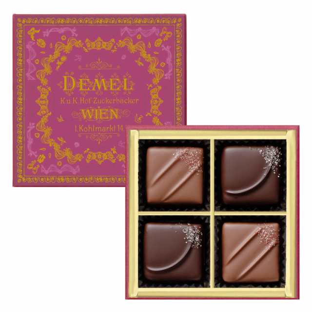 DEMEL デメル クリスピーナッツショコラーデ（１箱 ４粒入り） - 菓子