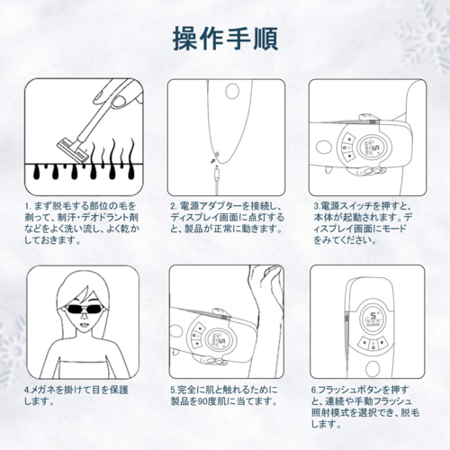 IPL 脱毛器 メンズ レディース 光脱毛器 4平方センチ 照射範囲 サロン