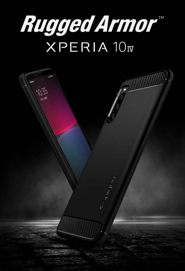 Xperia 10 IV ケース TPU ストラップホール付き 米軍MIL規格取得