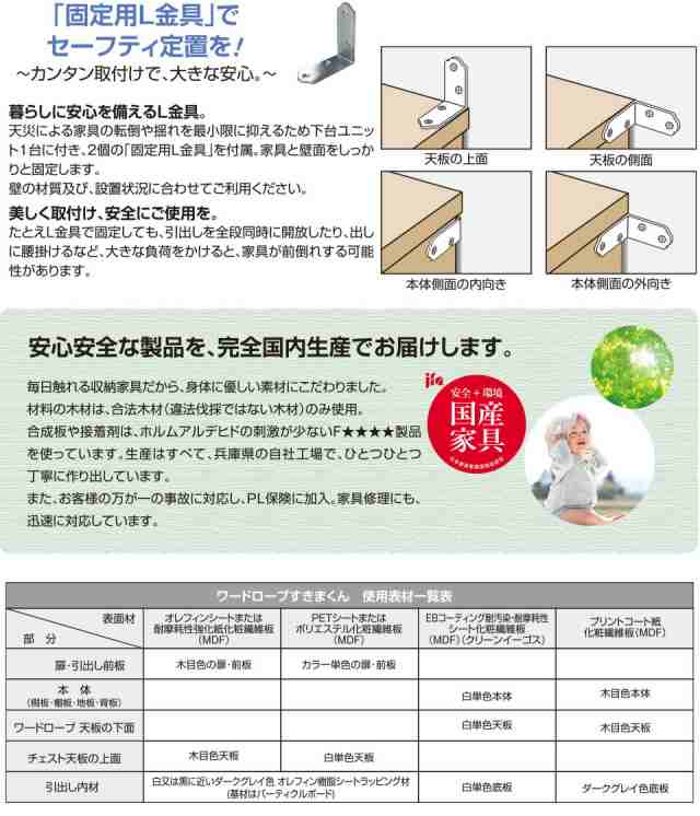 ワードローブすきまくん WSD チェスト4H 幅71~80cm 奥行42cmセミオーダー 完成品 国産 日本製 4段 たんす 箪笥 収納 収納家具 おしゃれ の通販はau PAY マーケット - 収納家具のイー・ユニット ワードローブすきまくん WSD チェスト4H 幅71~80cm 奥行42cmセミオーダー 完成品 国産 日本製 4段 たんす 箪笥 収納 収納家具 おしゃれ の通販はau PAY マーケット - 収納家具のイー・ユニット