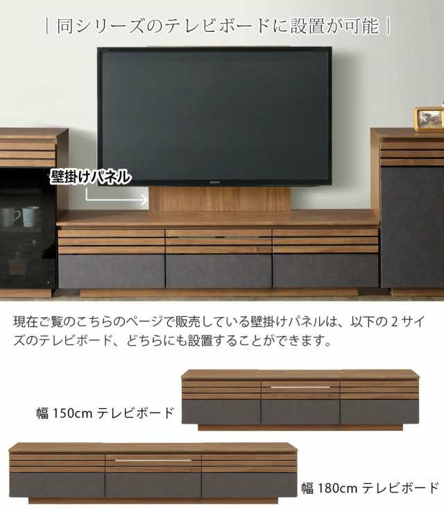 壁掛けパネル 壁掛け金具 固定金具付き オプションパーツ テレビボード