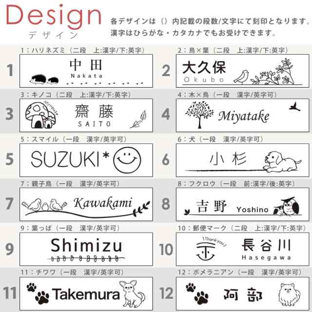 表札 マンション おしゃれ ネームプレート 戸建て ポスト シール マグネット付き Lサイズ 180 50mm 日本製アクリル使用 オリジナル プレの通販はau Pay マーケット As Shop