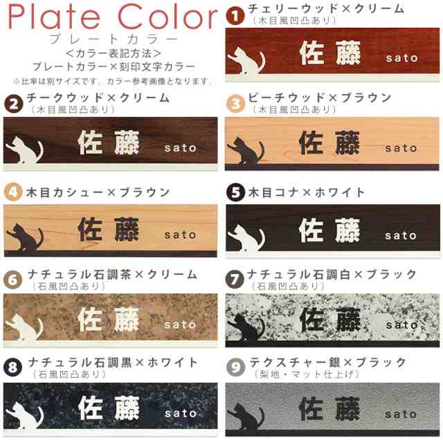 表札 正方形 住所表記あり 玄関 戸建 150×150mm 〜 200mm×200mm 10mm刻みサイズ指定可 ネームプレート シール  マグネット付き 防水 耐の通販はau PAY マーケット - As shop | au PAY マーケット－通販サイト