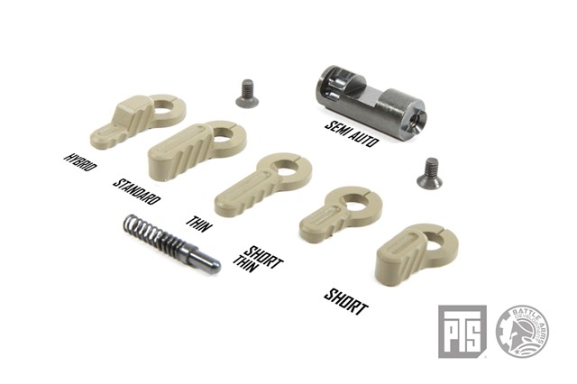 PTS BattleArms BAD-ASSアンビセフティセレクター SST SemiAuto GBB (Mega/G&P) DE