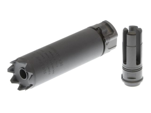 CloneTech SureFire型 SOCOM556 Monsterサップレッサー/6.5in 14ｍｍ逆ネジフラッシュハイダー付 (BK)
