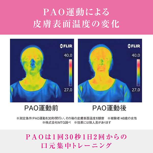 【ポイント10%】フェイシャルフィットネス PAO 3model（パオ スリーモデル） MTG ほうれい線 口角 シワ たるみ 改善 正規品