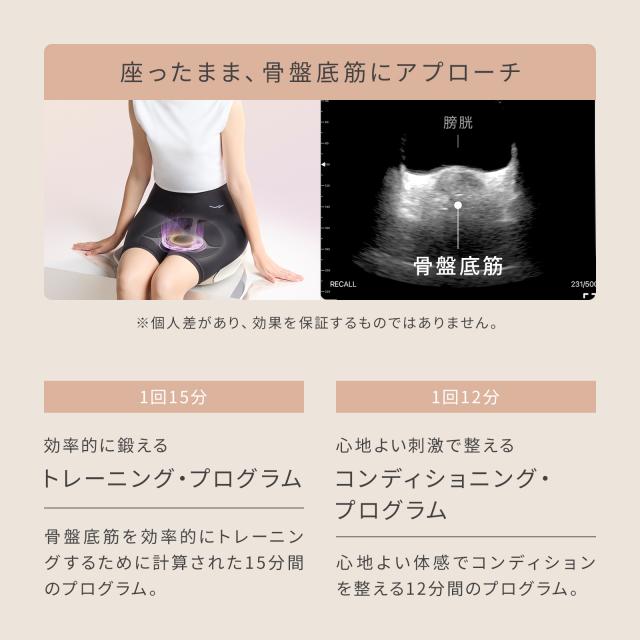 骨盤底筋をEMSで手軽に鍛える 】 シックスパッド ペリネフィット